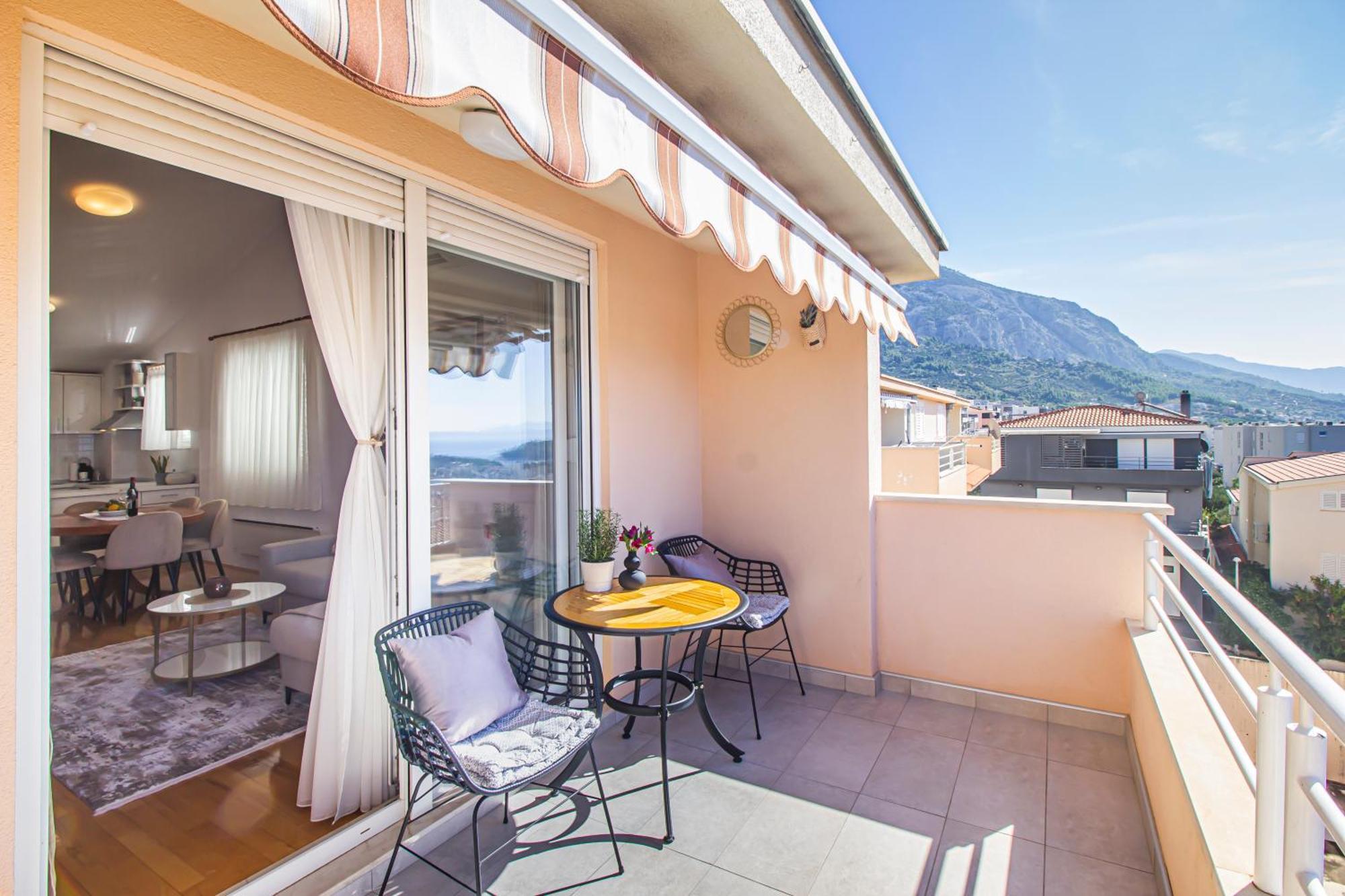 Apartment Anita With Amazing Sea View Makarska Dış mekan fotoğraf
