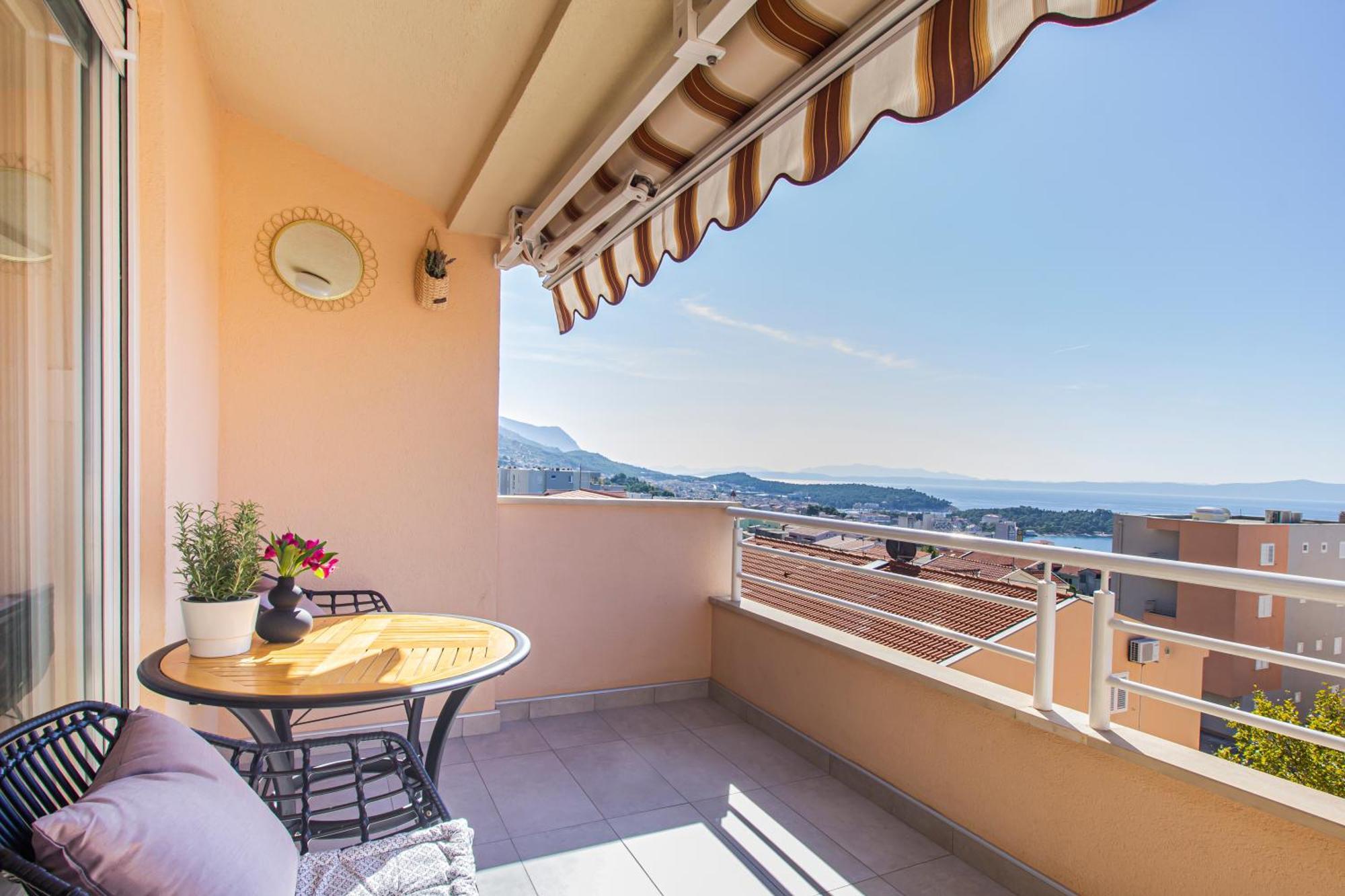 Apartment Anita With Amazing Sea View Makarska Dış mekan fotoğraf